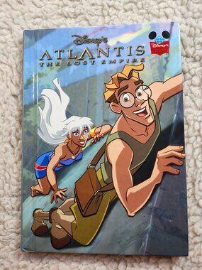 Disney Atlantis The Lost Empire Hardcover Children's Picture Book 2001 Grolier